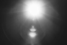 photographic lens flare effect